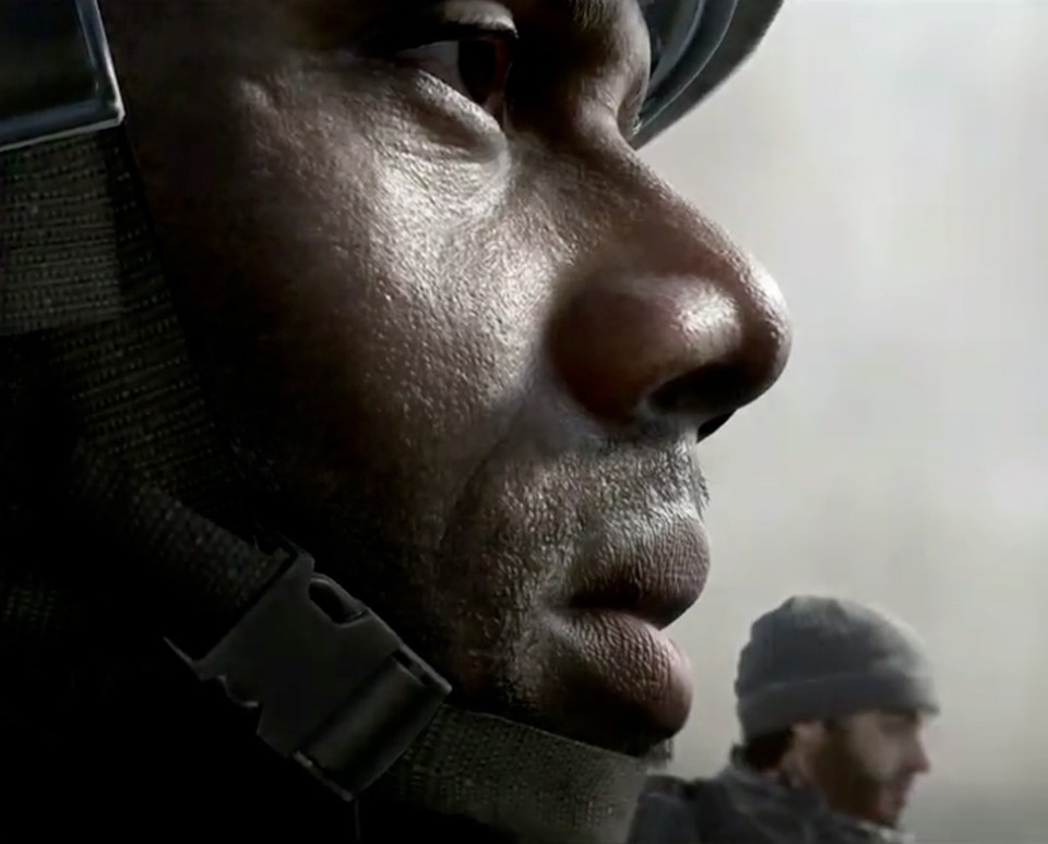 Zu »Call of Duty 2014« ist ein erster Screenshot aufgetaucht. Er zeigt das recht detailliert modellierte Gesicht eines Charakters, der im Spielverlauf wohl einen Auftritt haben wird.