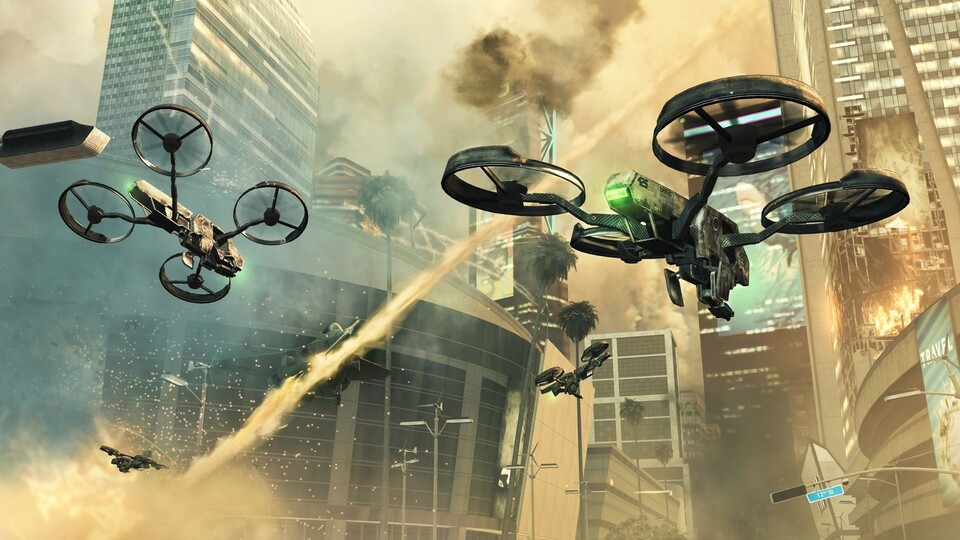 Jede Menge Drohnen gibt es auch in der Gameplay-Demo zu Call of Duty: Black Ops 2. 