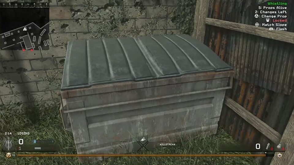 In Prop Hunt werden wir unter anderem als Container gespawnt.