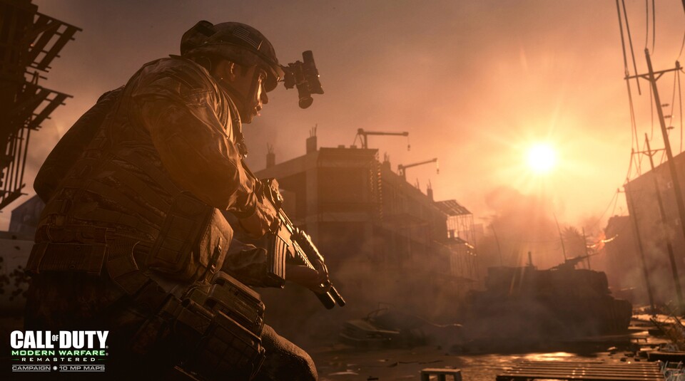 Die neuen Lichteffekte von Modern Warfare Remastered tragen viel zur Stimmung bei