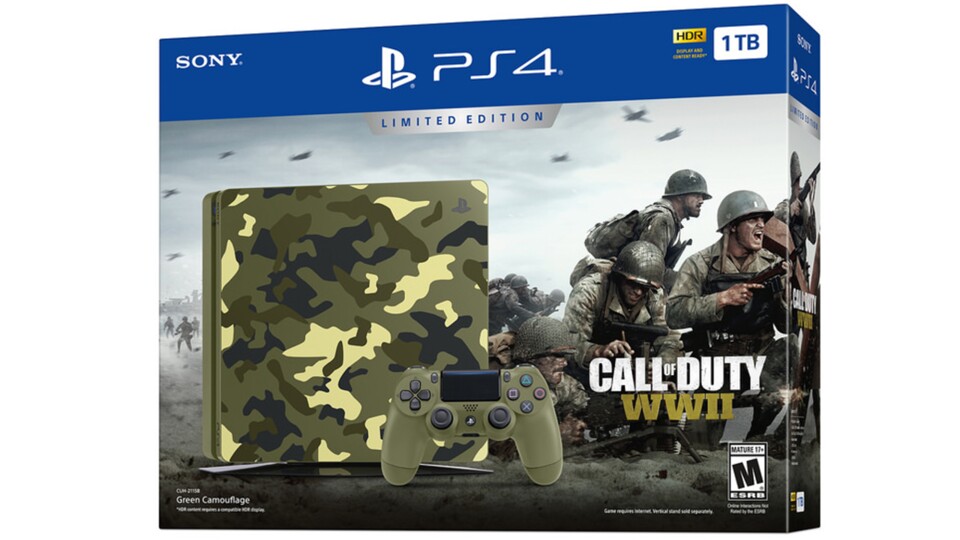 Call of Duty WW2 kommt im limitierten PS4-Bundle. 