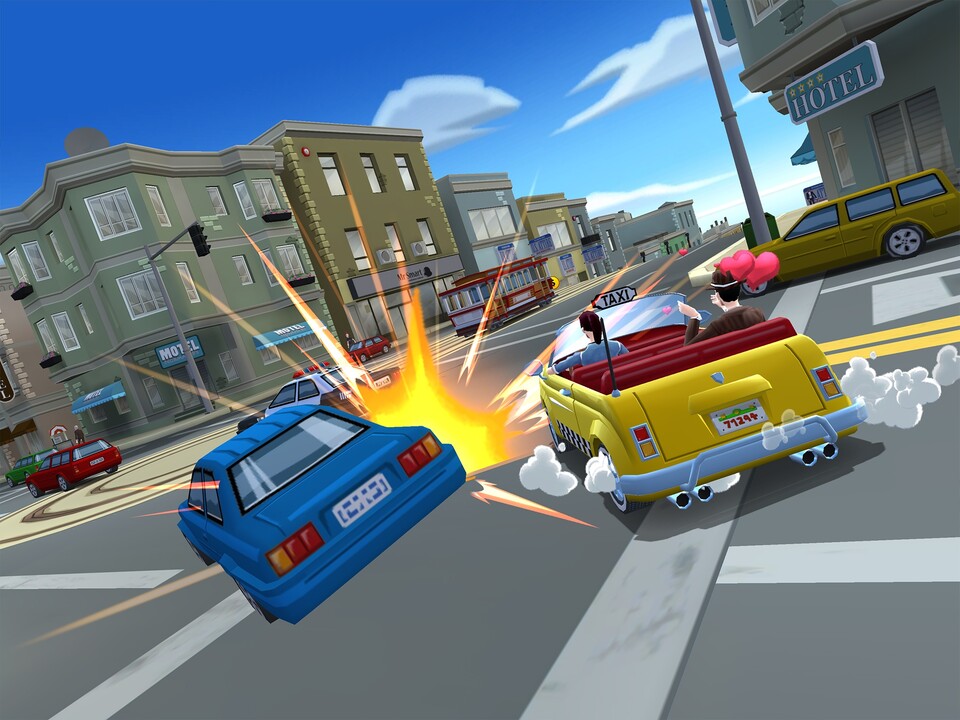 Crazy Taxi: City Rush soll noch 2014 für iOS und Android erscheinen.