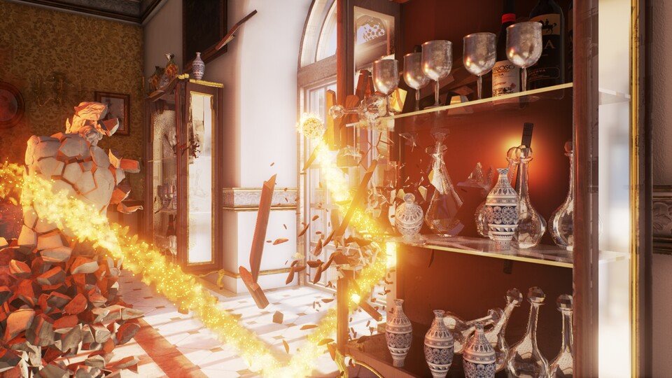 Dangerous Golf soll sich anfühlen wie der Crash-Mode von Burnout mit einem Golfball. Zerstörung und Scherben sind vorprogrammiert.