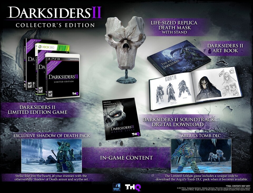 Sehr begeehrt: die Darksiders 2 Collector's Edition