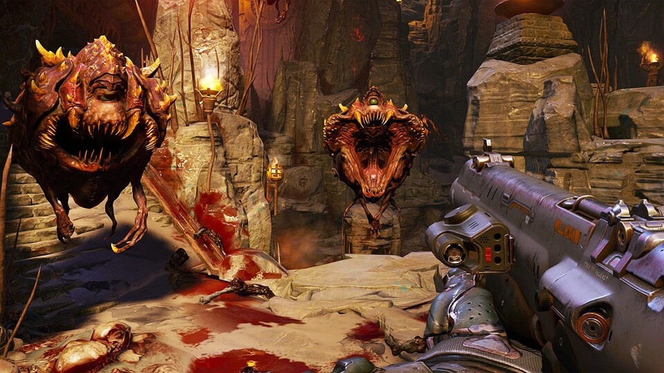 Das neue Doom hat mit dem alten neuen Doom nicht mehr viel gemeinsam. Vor dem Projekt-Neustart erinnerte das Spiel mehr an Call of Duty als an den Horror-Shooter-Klassiker.