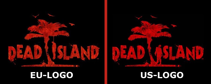 Dead Island - Logo im Vergleich