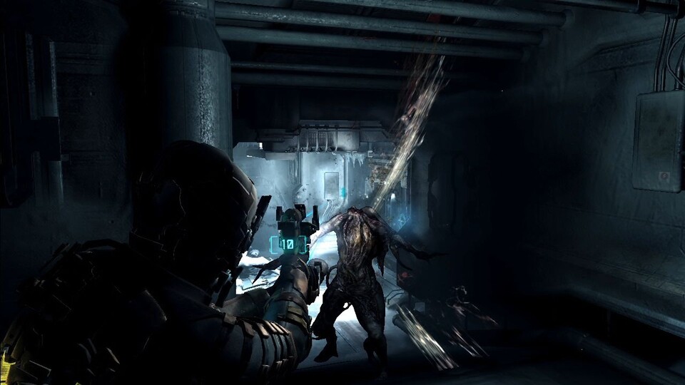 Dead Space 2: Vorsicht ist in den Gängen der Raumstation sehr wichtig. [PS3]