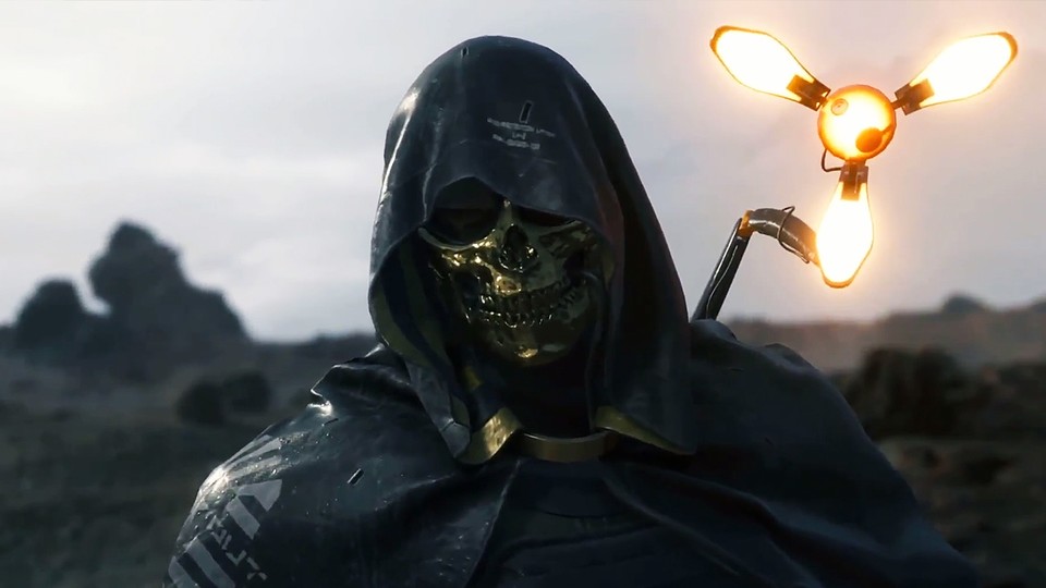 Death Stranding - Trailer zeigt neues (Boss-)Monster und mysteriösen Mann mit goldener Maske - Trailer zeigt neues (Boss-)Monster und mysteriösen Mann mit goldener Maske