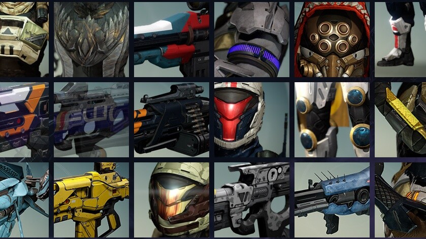 Auf der offiziellen Destiny-Webseite teasert Bungie mehrere Items mit kleinen Bildchen an. Was sich dahinter verbirgt, können wir teilweise nur erahnen.