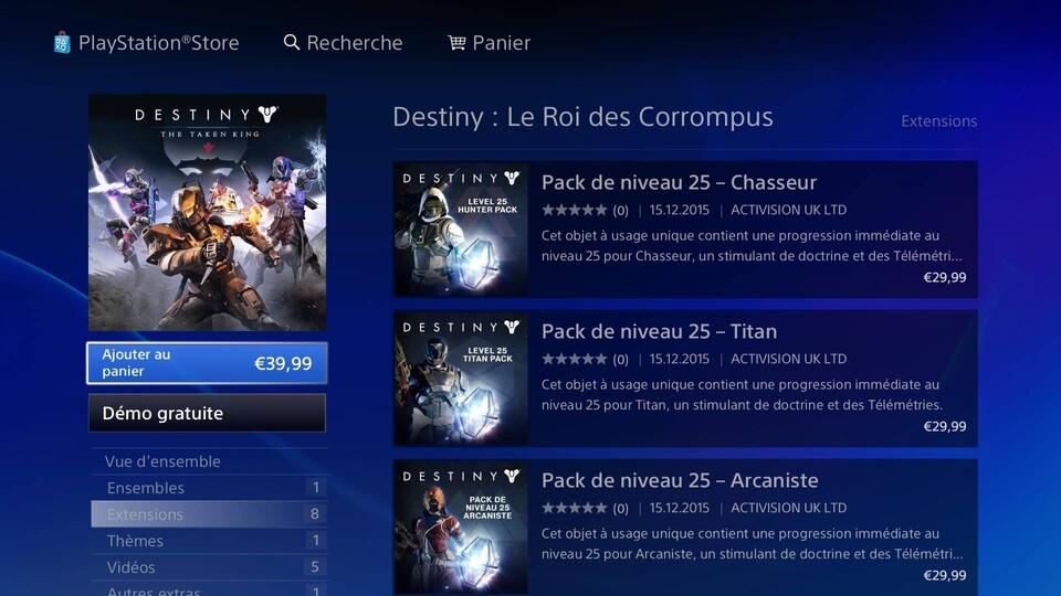 In Destiny kann man sich ab sofort einen Level-Boost für 30 Euro kaufen.