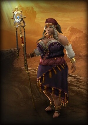 Diablo 3: Reaper of Souls bringt als Neuigkeit unter anderem die Mystikerin Myriam Jahzia als Verbündete mit sich.