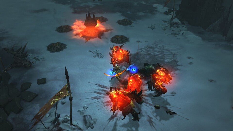 Dieser Screenshot von Diablo 3 wurde bei Blizzard mit »Xbox 360« betitelt.