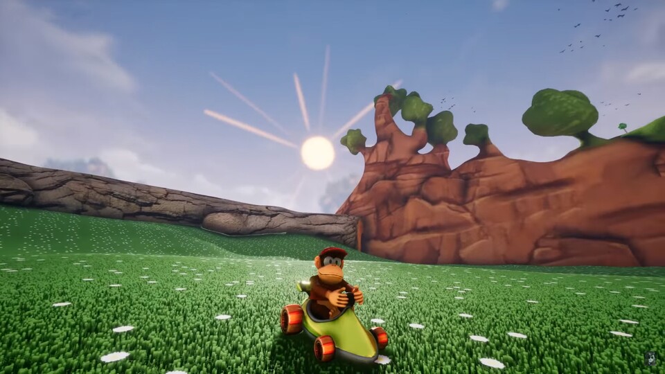 So großartig sieht Diddy Kong Racing 64 in der Unreal Engine 4 aus.