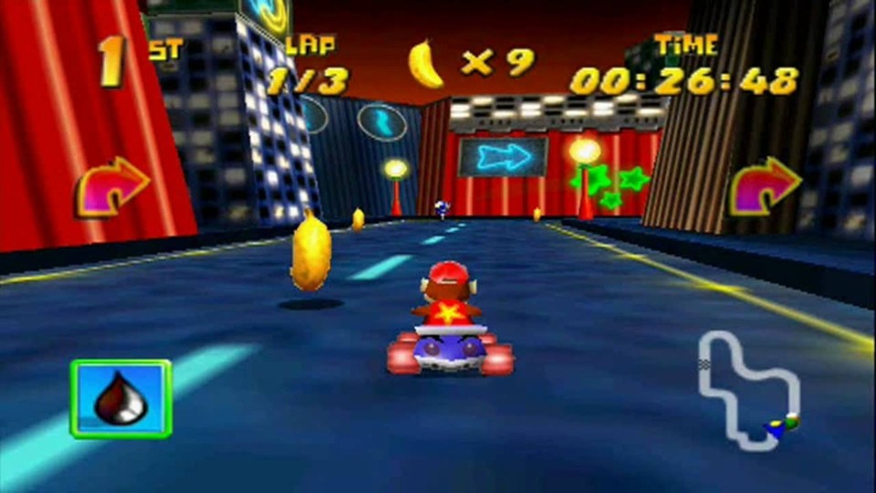 Diddy Kong Racing orientiert sich seinerzeit stark am Klassiker Mario Kart, bietet aber ein Open-World-Metagame.