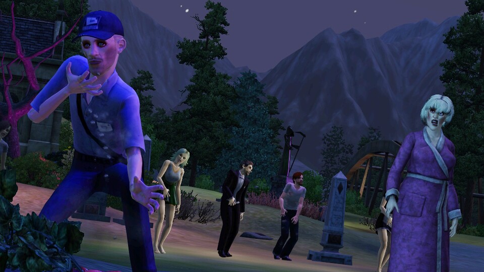 Die Sims 3 bekam mit dem Supernatural-Addon Werwölfe, Zombies, und Co. 