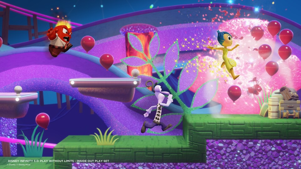 Neben einem noch nicht näher beschriebenem Marvel-Playset bekommt auch der neue Pixar-Film »Inside Out« seinen Platz im dritten Disney Infinity.