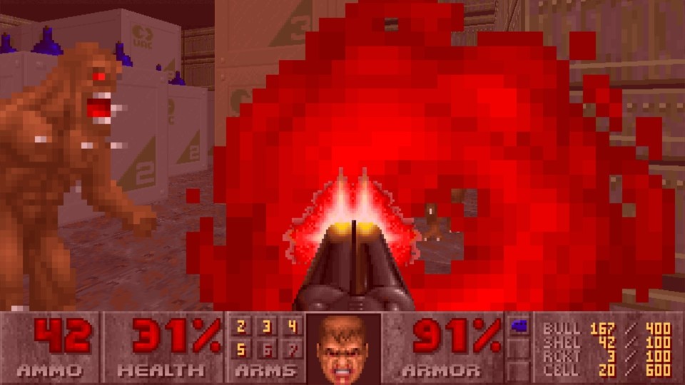 Rae lässt in Doom 2 seit 20 Jahren ununterbrochen Pixeblut fließen.