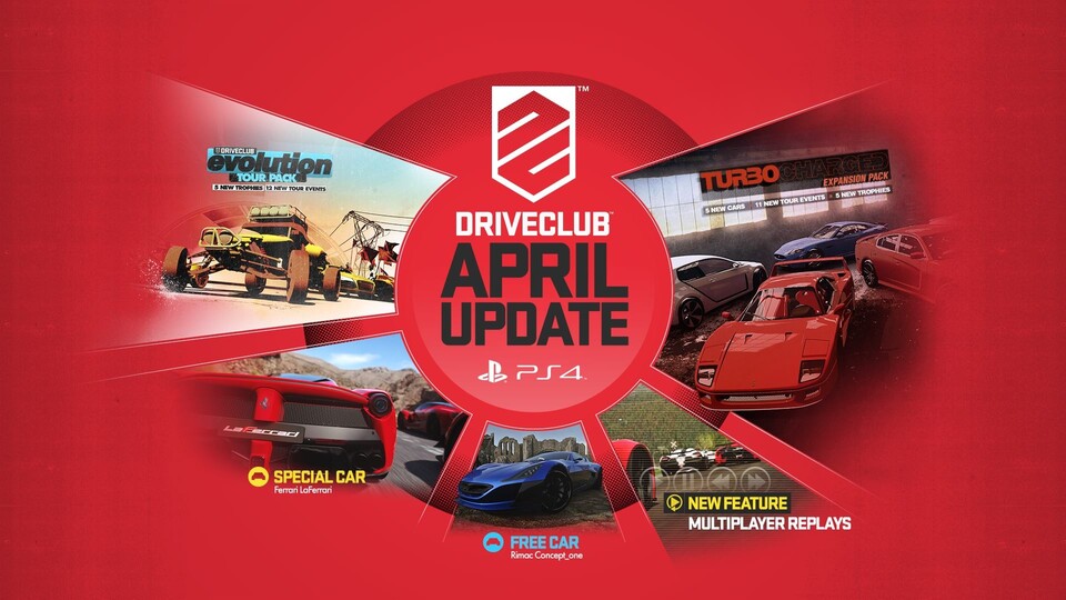 Das April-Update für DriveClub enthält unter anderem eine neue Tour sowie den Ferrari LaFerrari.