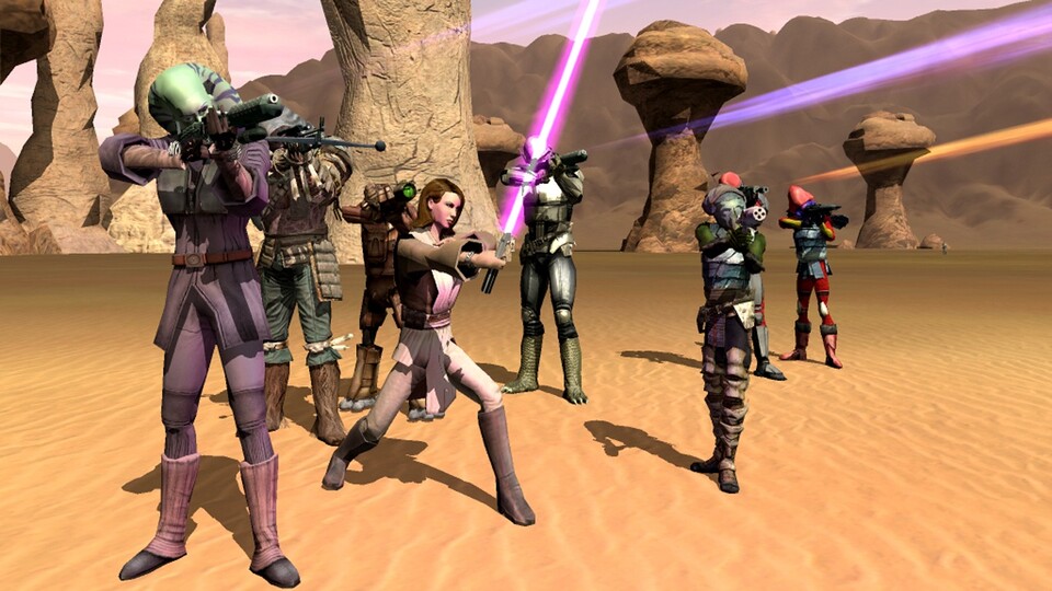 Proteus sollte die Konsolen-Antwort auf Star Wars Galaxies werden, hier im Bild.