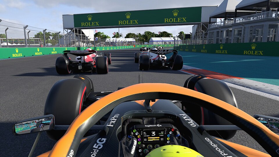 Auf der Strecke geht die F1-Reihe mehr in Richtung Sim.