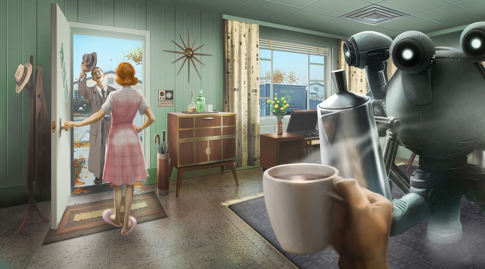 In Fallout 4 sind lediglich Beziehungen zu humanoiden Nicht-Spieler-Charakteren möglich. Eine Romanze mit einem Roboter wird es also nicht geben.
