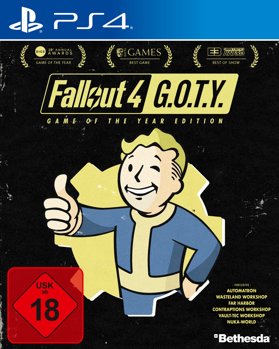 &quot;Fallout 4: Game of the Year&quot;-Packshot.