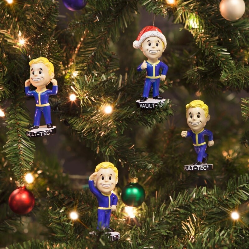Diese Vault-Boy-Figuren von Fallout 4 für den Weihnachtsbaum gibt es im Online-Shop von Bethesda.