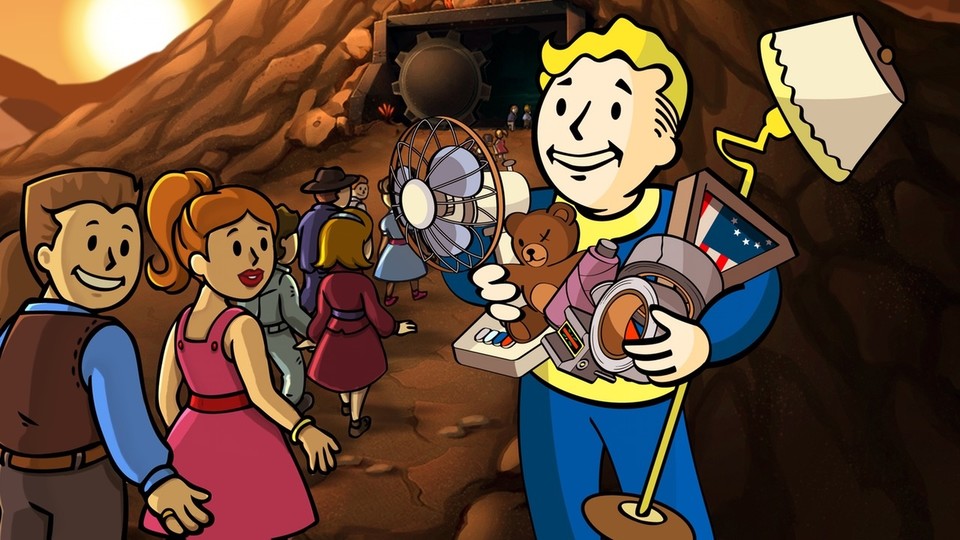 Fallout Shelter bringt mit Update 1.4 Schrott, Werkstatt, Friseur und weitere neue Inhalte kostenlos.