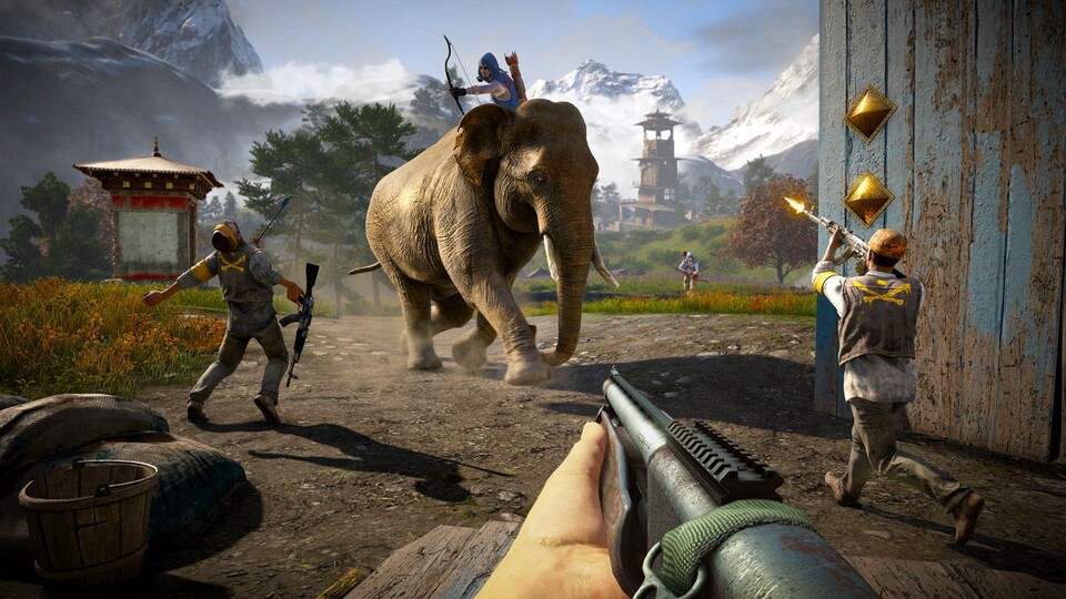 Far Cry 4 hat einen neuen DLC erhalten. Die Inhalte des Überlauf-Download-Pakets setzen sich aus einem neuen PvP-Modus, neuen Fahrzeugen und vier neuen Karten zusammen.
