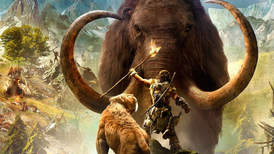 Schon erste Artworks von Far Cry Primal ließen Tierbegleiter vermuten - tatsächlich wird wir aber ein Bestienmeister, der annähernd die gesamte Tierwelt zähmen kann.