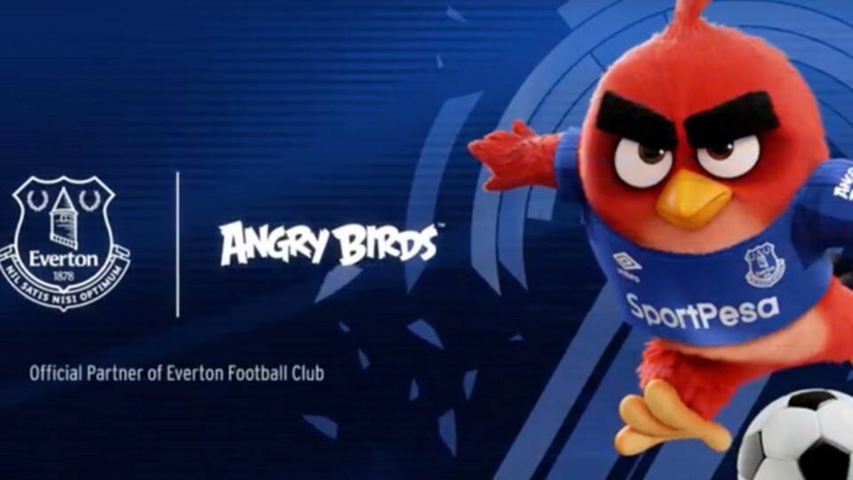 Mit den Angry Birds hat der FC Everton nun einen Ärmel-Sponsor.