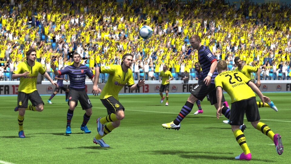 Der erste Patch von FIFA 13 ist auch für Konsolen erhältlich.