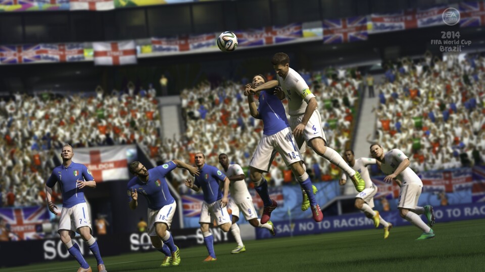 Spielerisch verflacht FIFA WM 2014: Das Spielgerüst geht nicht so tief wie von FIFA 14 gewohnt.