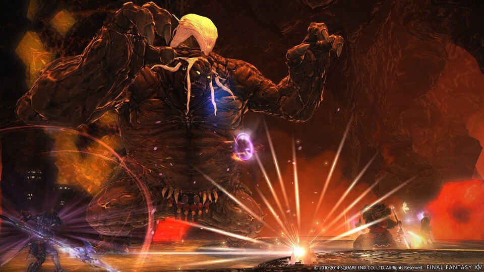 Einige Bosskämpfe in FFXIV: A Realm Reborn sind ziemlich bombastisch.