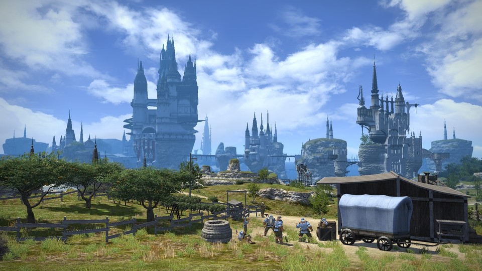Die Landschaften im neuen Final Fantasy 14 sind abwechslungsreich und wunderschön.