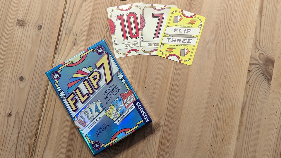 Klein, aber fein: Das Kartenspiel Flip 7 macht einfach richtig viel Laune.