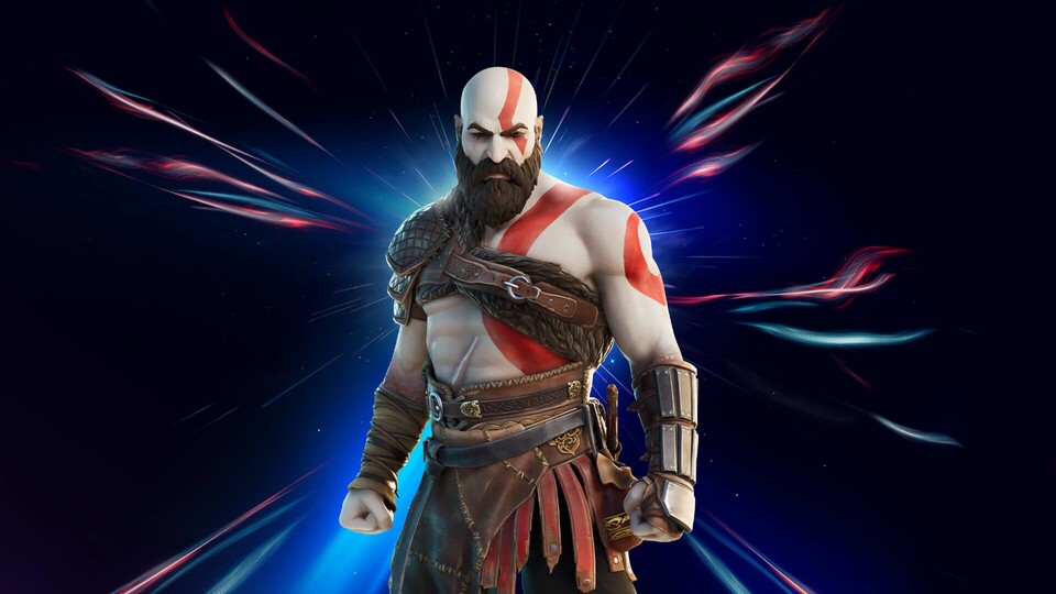 Kratos kämpft ab sofort als Skin in Fortnite mit.