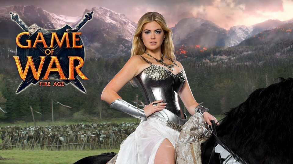 Das Model Kate Upton warb bis vor kurzem für Game of War: Fire Age, nun übernimmt Mariah Carey.