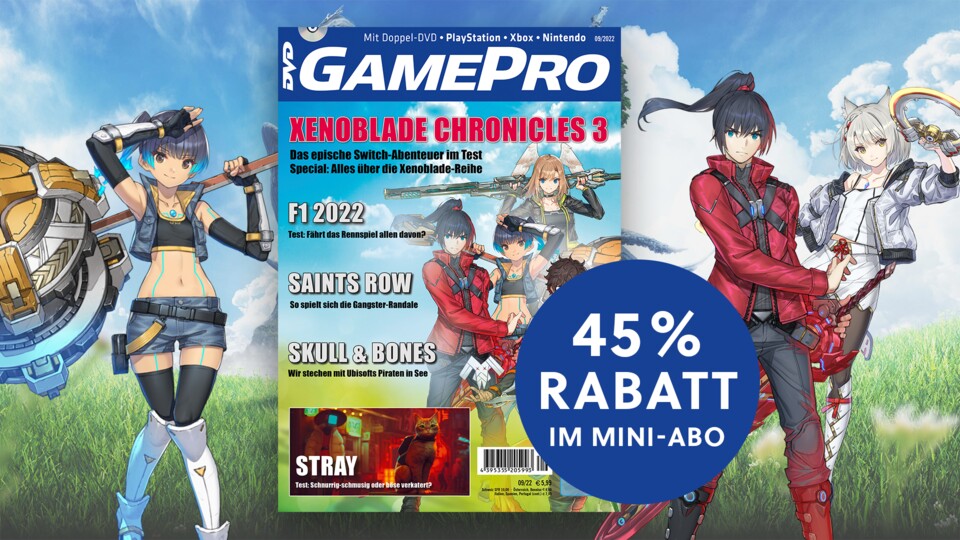 GamePro 0922 mit Titelstory zu Xenoblade Chronicles 3. Direkt zum günstigen Mini-Abo!