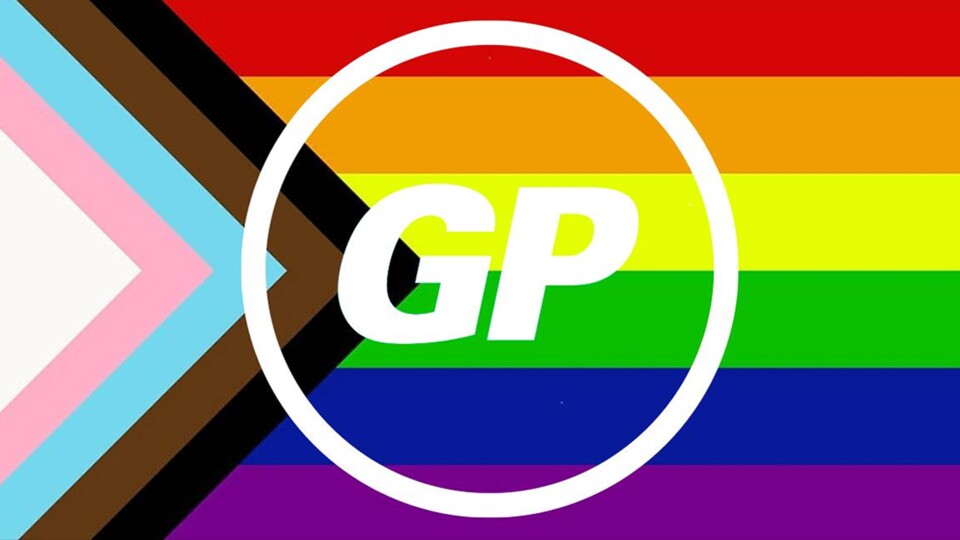 Auch 2023 wird GamePro mit der Progress Pride Flag kunterbunt.
