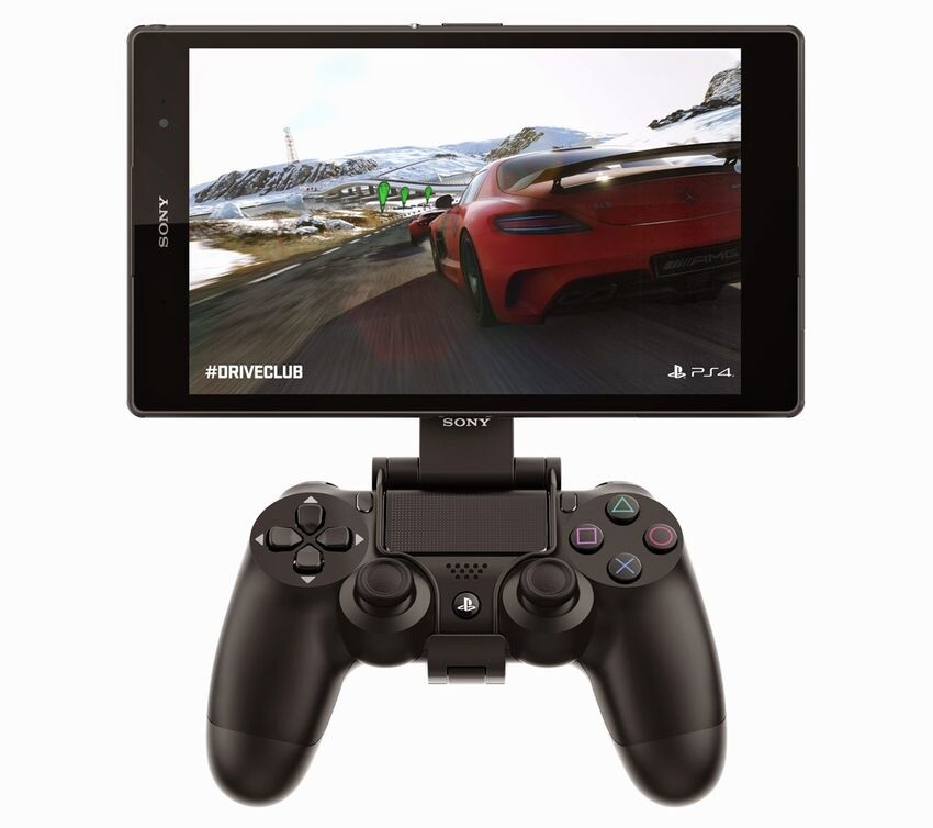 Mithilfe des GCM10 Game Control Mount könnt ihr euer Xperia-Z3-Gerät mit dem Dual-Shock-4-Controller verbinden.