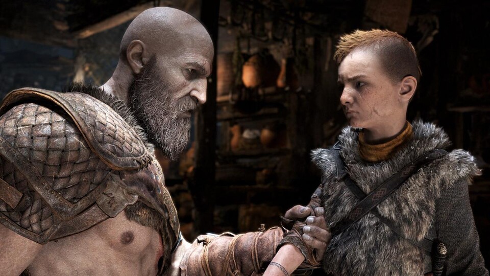 Die Beziehung zwischen Kratos und Atreus nimmt in God of War viel Raum ein.