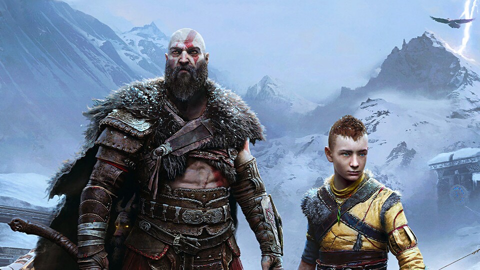 Kratos und Atreus Abenteuer erstrahlen im klassischen Retro-Gewand der PS1.
