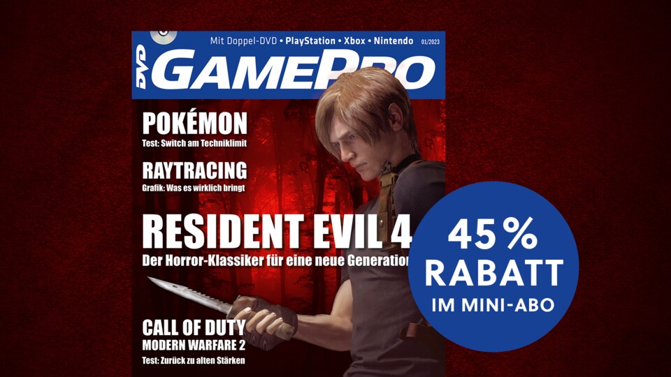 GamePro 0123 mit großer Titelstory zu Resident Evil 4 Remake. Direkt zum günstigen Mini-Abo!