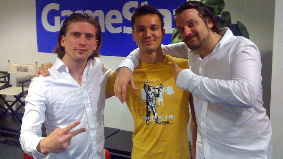 Sarazar, Martin Le (GameStar/GameTube), Gronkh (v.l.n.r.), Pietsmiet uvm. werden auf der gamescom 2013 den Fans Rede und Antwort stehen.