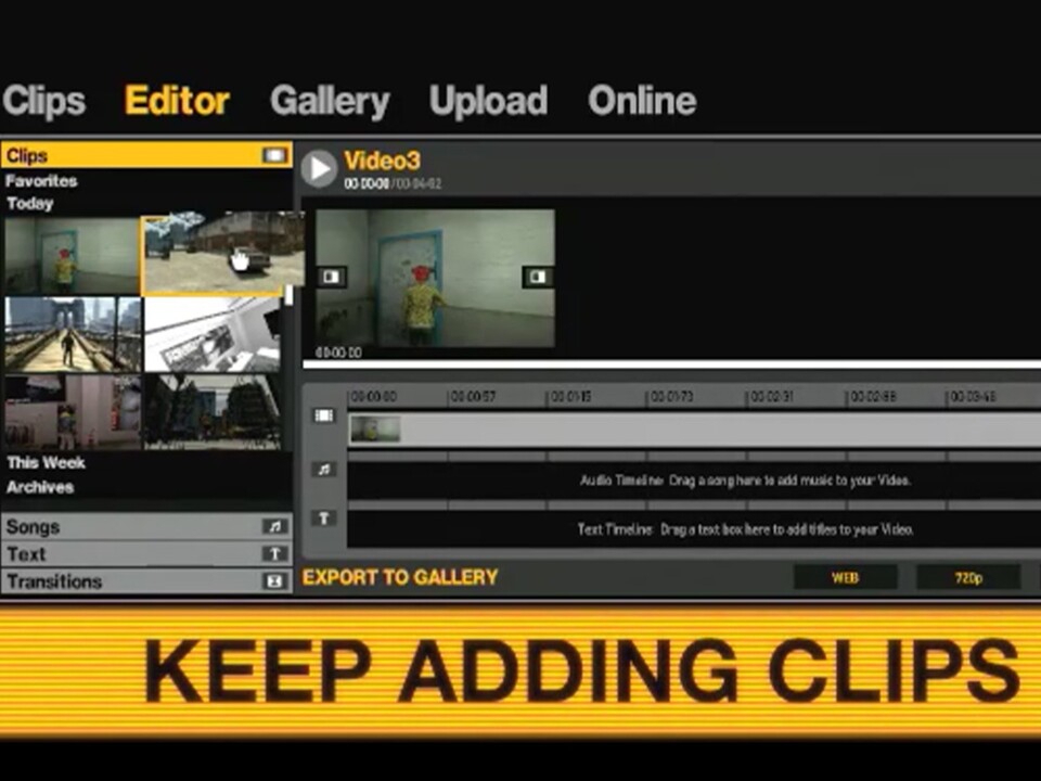 Video-Editor in GTA 4
