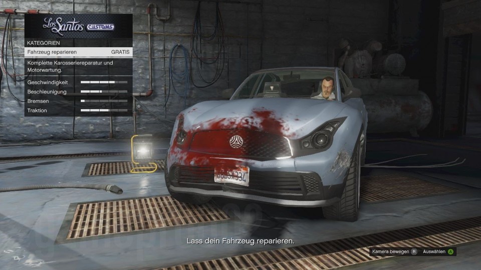 Die Polizisten erkennen in GTA Online, ob ihr mit einem gestohlenen Wagen unterwegs seid. Umspritzen ist angesagt!