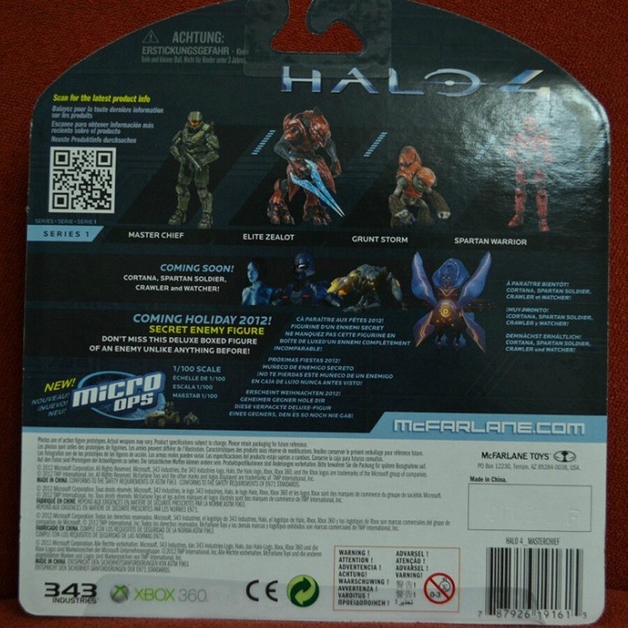 Bild der Verpackung zu den Halo-4-Actionfiguren verrät Gegnertypen.