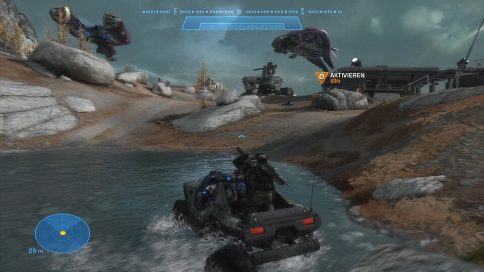 Halo: Reach: Fahrzeugsequenzen gibt es auch im neuesten Halo-Teil in schöner Regelmäßigkeit.