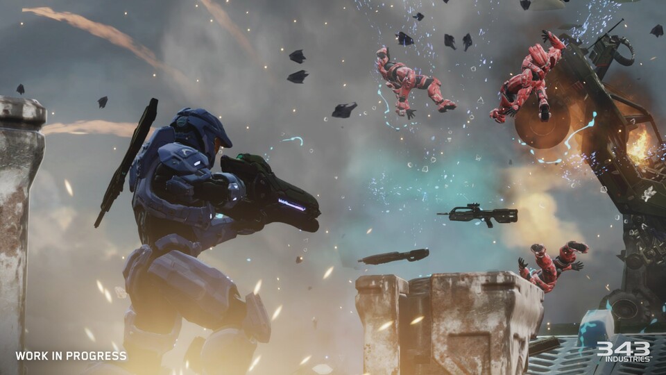 343 Industries zeigt neue Screenshots von den Remakes der Kampagne Halo 3: ODST sowie der Multiplayer-Map »Relic« für Halo 2: Anniversary.